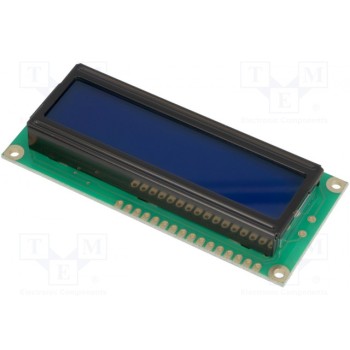 Дисплей LCD RAYSTAR OPTRONICS RC1602B-BIW-ESX