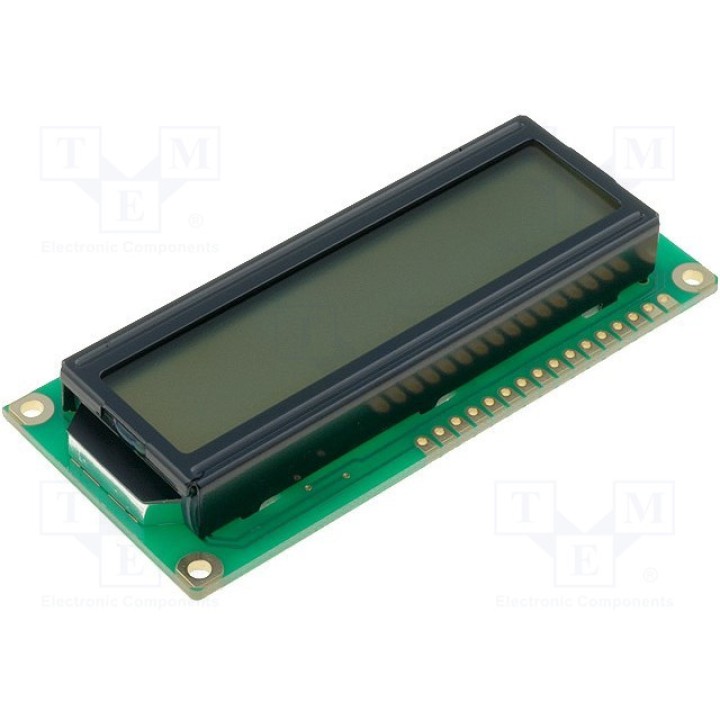Дисплей LCD алфавитно-цифровой RAYSTAR OPTRONICS RC1602B-FHW-ESV (RC1602B-FHW-ESV)
