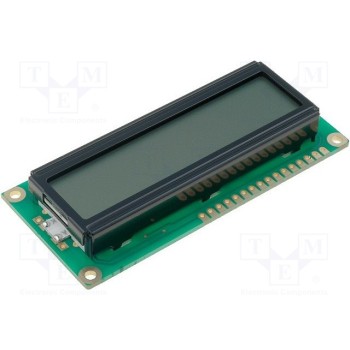 Дисплей LCD RAYSTAR OPTRONICS RC1602B-FHY-CSVD