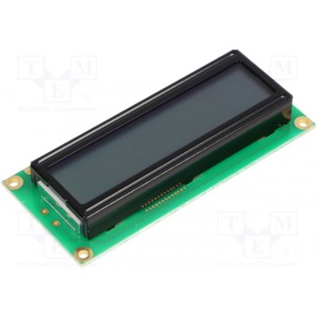 Дисплей LCD алфавитно-цифровой RAYSTAR OPTRONICS RC1602B-GHW-ESX