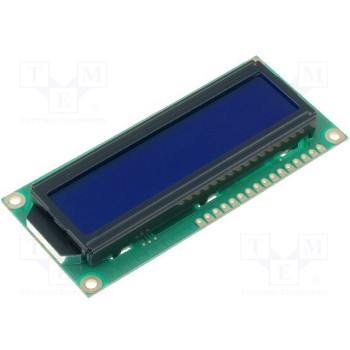 Дисплей LCD RAYSTAR OPTRONICS RC1602B2-BIW-CSV