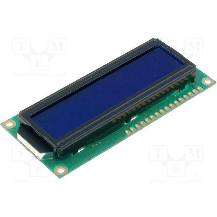 Дисплей LCD RAYSTAR OPTRONICS RC1602B2-BIW-CSX (RC1602B2-BIW-CSX)