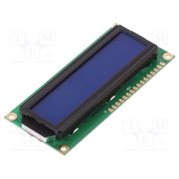 Дисплей LCD RAYSTAR OPTRONICS RC1602B2-BIW-JSX