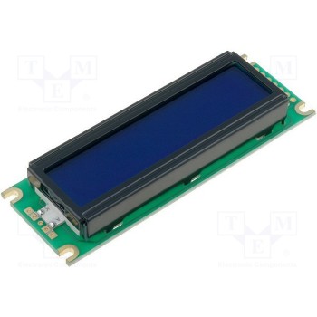 Дисплей LCD RAYSTAR OPTRONICS RC1602D-BIY-ESX