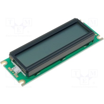 Дисплей LCD алфавитно-цифровой RAYSTAR OPTRONICS RC1602D-GHY-ESX