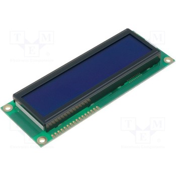 Дисплей LCD RAYSTAR OPTRONICS RC1602E-BIY-ESV