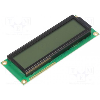 Дисплей LCD алфавитно-цифровой RAYSTAR OPTRONICS RC1602E-FHW-ESX