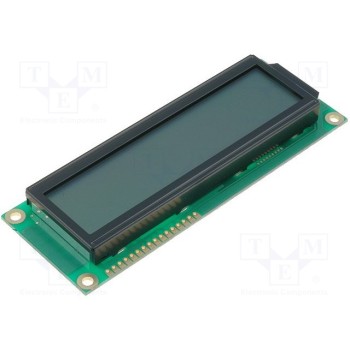Дисплей LCD алфавитно-цифровой RAYSTAR OPTRONICS RC1602E-GHW-ESV