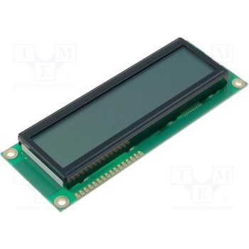 Дисплей LCD алфавитно-цифровой RAYSTAR OPTRONICS RC1602E-GHY-ESV