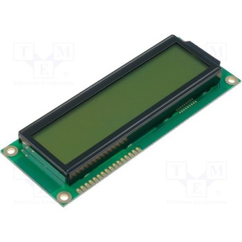 Дисплей LCD алфавитно-цифровой RAYSTAR OPTRONICS RC1602E-YHW-ESV
