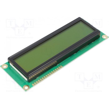 Дисплей LCD алфавитно-цифровой RAYSTAR OPTRONICS RC1602E-YHY-ESX