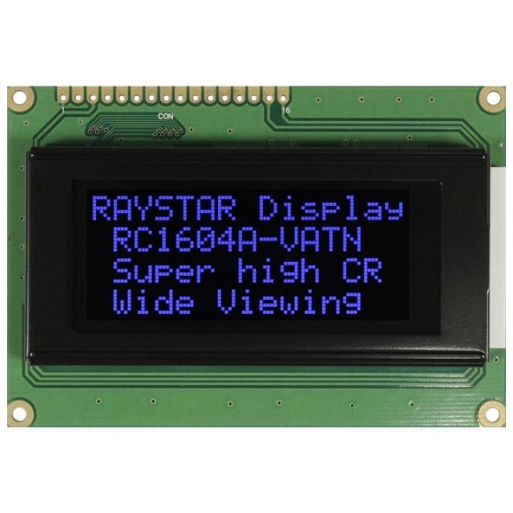 Дисплей LCD RAYSTAR OPTRONICS RC1604A-LLB-JWVE (RC1604A-LLB-JWVE)