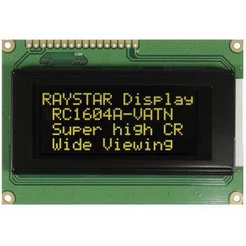 Дисплей LCD RAYSTAR OPTRONICS RC1604A-LLY-JWVE