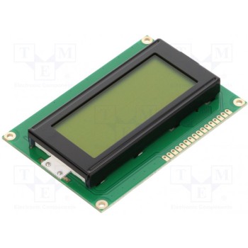 Дисплей LCD алфавитно-цифровой RAYSTAR OPTRONICS RC1604A-YHY-ESX