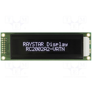 Дисплей LCD алфавитно-цифровой RAYSTAR OPTRONICS RC2002A2-LLH-JSV