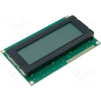 Дисплей LCD алфавитно-цифровой RAYSTAR OPTRONICS RC2004A-GHW-CSV