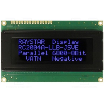 Дисплей LCD RAYSTAR OPTRONICS RC2004A-LLB-JSVE