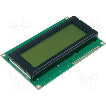 Дисплей LCD алфавитно-цифровой RAYSTAR OPTRONICS RC2004A-YHW-CSV