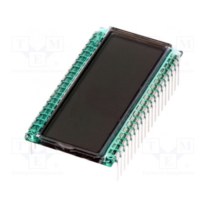 Дисплей lcd 7-сегментный (цифровой) DISPLAY ELEKTRONIK DE 118-RS-206,35M (DE118-RS-20/6.35)