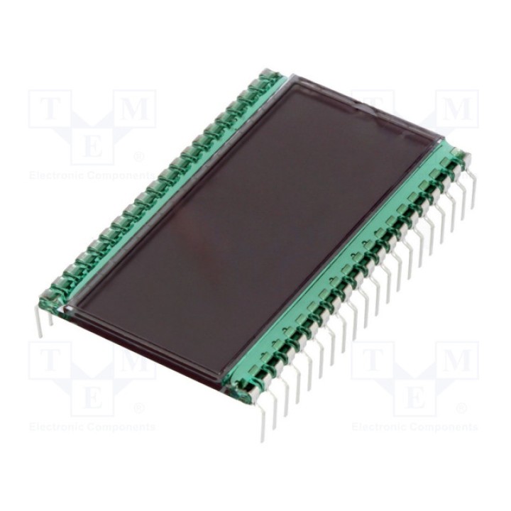 Дисплей lcd 7-сегментный (цифровой) DISPLAY ELEKTRONIK DE 119-TU-3012,2V (DE119-TU-30/12.2)