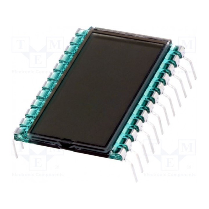 Дисплей lcd 7-сегментный (цифровой) DISPLAY ELEKTRONIK DE 123-RS-206,35V (DE123-RS-20/6.35)