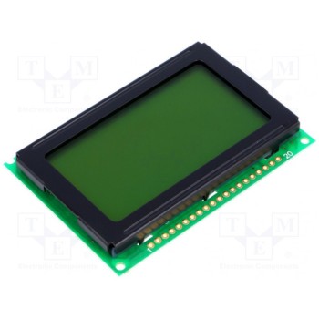 Дисплей LCD DISPLAY ELEKTRONIK DEM128064BSYH-PY