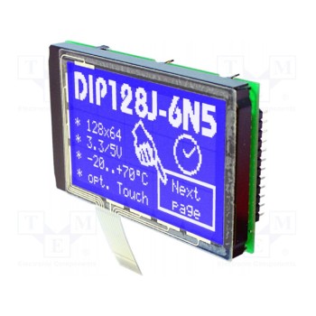 Дисплей lcd графический ELECTRONIC ASSEMBLY EA DIP128-6N5LWT