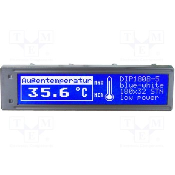 Дисплей LCD графический 180x32 ELECTRONIC ASSEMBLY EADIP180B-5NLW