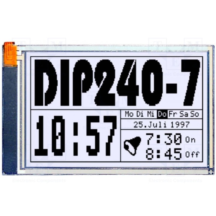 Дисплей LCD графический ELECTRONIC ASSEMBLY EA DIP240J-7KLW (EADIP240J-7KLW)