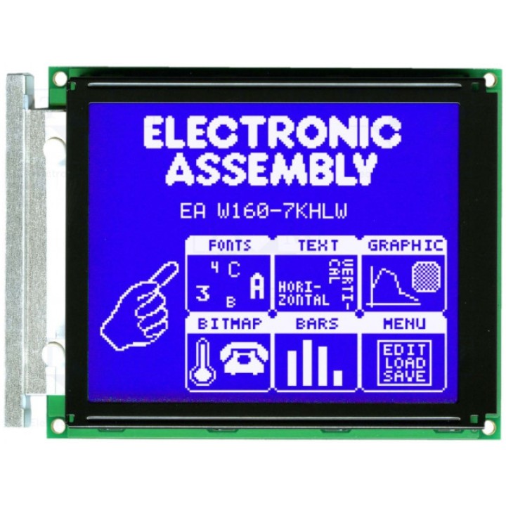Дисплей LCD графический ELECTRONIC ASSEMBLY EA W160-7KHLW (EAW160-7KHLW)