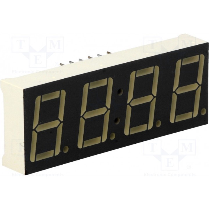 Дисплей LED 7-сегментный 14мм KINGBRIGHT ELECTRONIC CC56-12SRWA (CC56-12SRWA)
