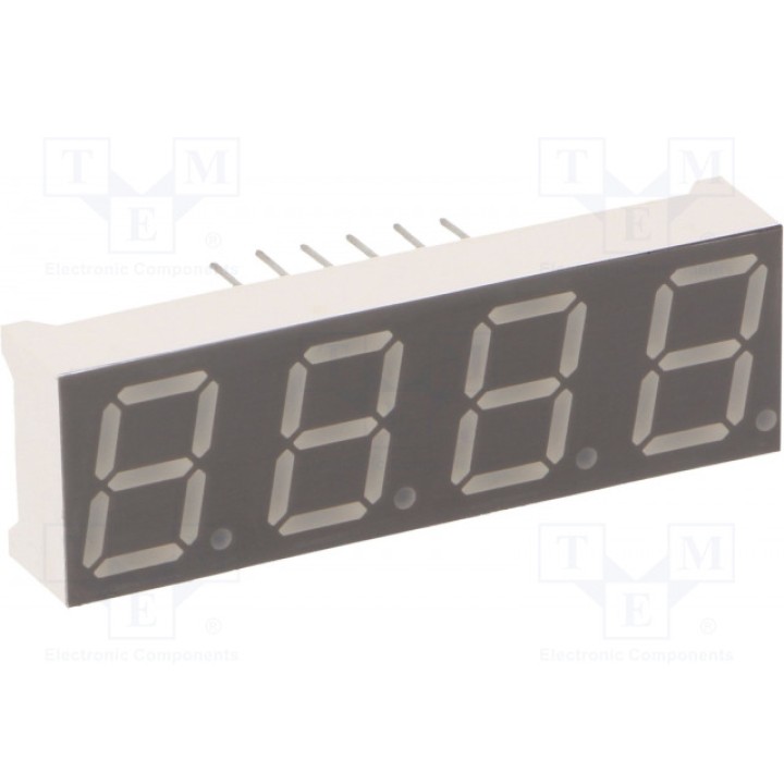Дисплей LED 7-сегментный 10мм LUCKY LIGHT KW4-39FAVA (KW4-39FAVA)