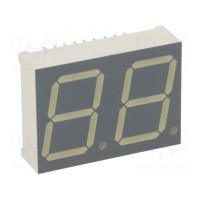Дисплей LED 7-сегментный 20мм KINGBRIGHT ELECTRONIC DA08-11GWA