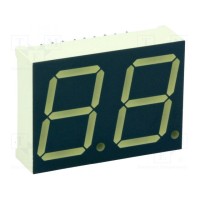 Дисплей LED 7-сегментный 20мм KINGBRIGHT ELECTRONIC DA08-11SRWA