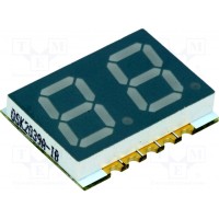 Дисплей LED 7-сегментный 10мм OPTOSUPPLY OSK2039A-IY