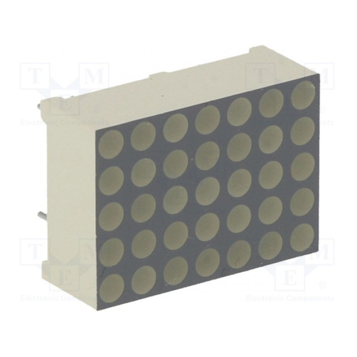 Дисплей LED матрица 5x7 KINGBRIGHT ELECTRONIC TA07-11SRWA (TA07-11SRWA)