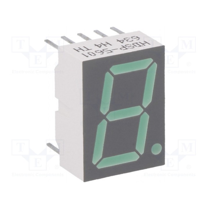 Дисплей LED 7-сегментный 1422мм BROADCOM (AVAGO) HDSP-5601 (HDSP-5601)