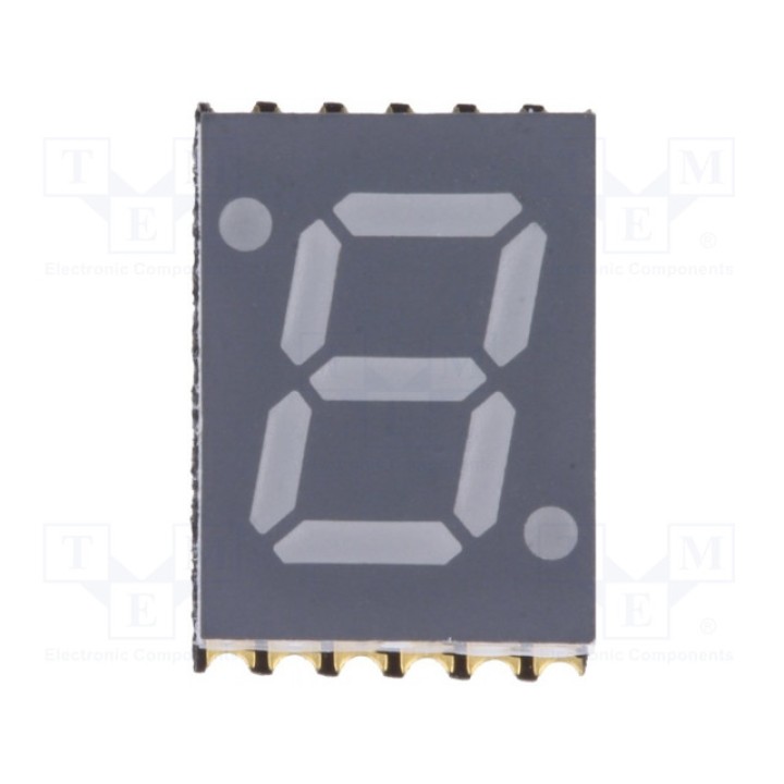 Дисплей LED 7-сегментный 7мм 028" OPTO Plus LED Corp. OPS-S2811LB-GW (OPS-S2811LB)