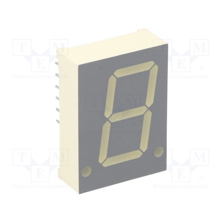 Дисплей LED 7-сегментный 2032мм KINGBRIGHT ELECTRONIC SA08-11SRWA (SA08-11SRWA)