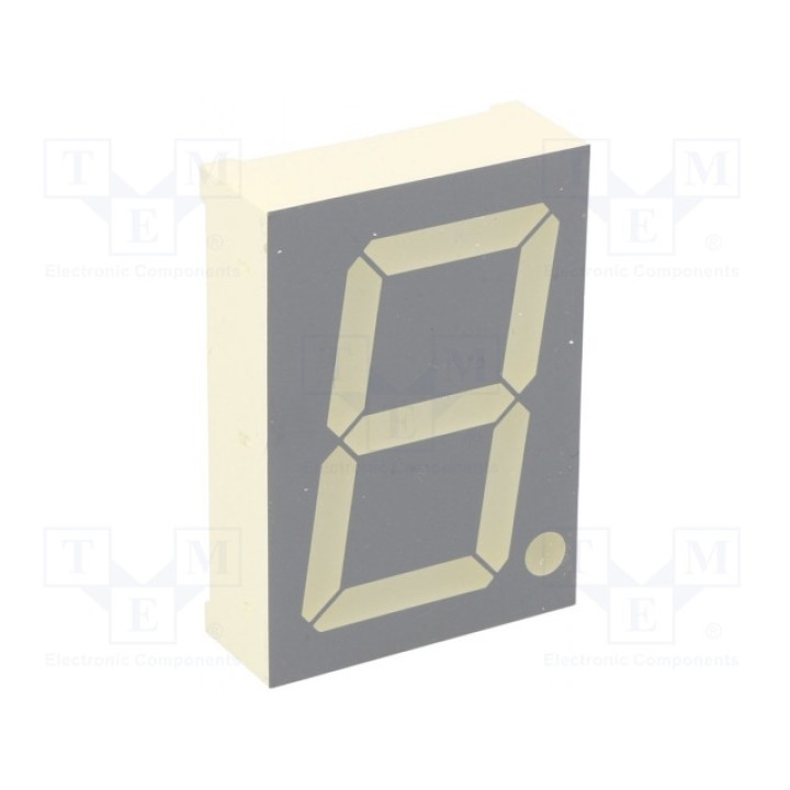 Дисплей LED 7-сегментный 381мм KINGBRIGHT ELECTRONIC SA15-11EWA (SA15-11EWA)