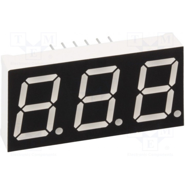 Дисплей LED 7-сегментный 142мм OPTO Plus LED Corp. OPD-T5621SR-BW (OPD-T5621SR-BW)
