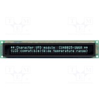 Дисплей VFD NORITAKE Itron CU40025-UW6J