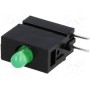 LED в корпусе зеленый 3мм MENTOR 1808.8031 (1808.8031)