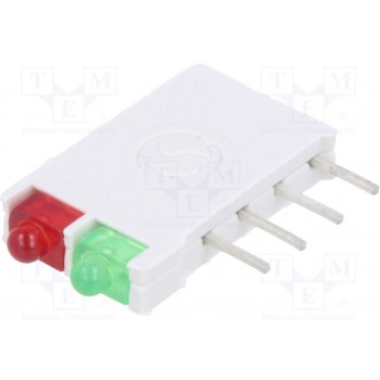LED в корпусе красный/зеленый SIGNAL-CONSTRUCT DBI01302