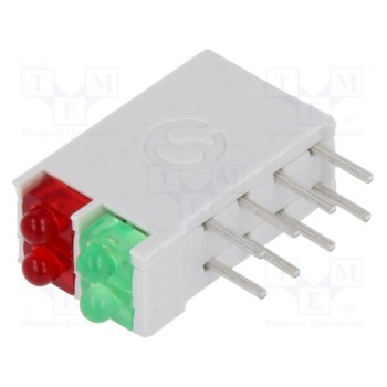 LED в корпусе красный/зеленый SIGNAL-CONSTRUCT DBI02302