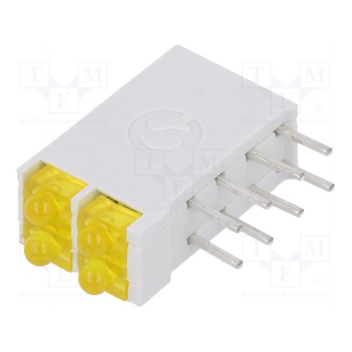 LED в корпусе желтый 18мм Кол-во диод 4 SIGNAL-CONSTRUCT DBI02311 (DBI02311)