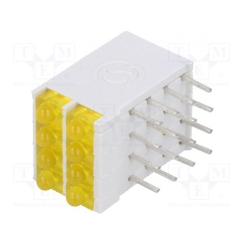 LED в корпусе желтый 18мм Кол-во диод 8 SIGNAL-CONSTRUCT DBI04311