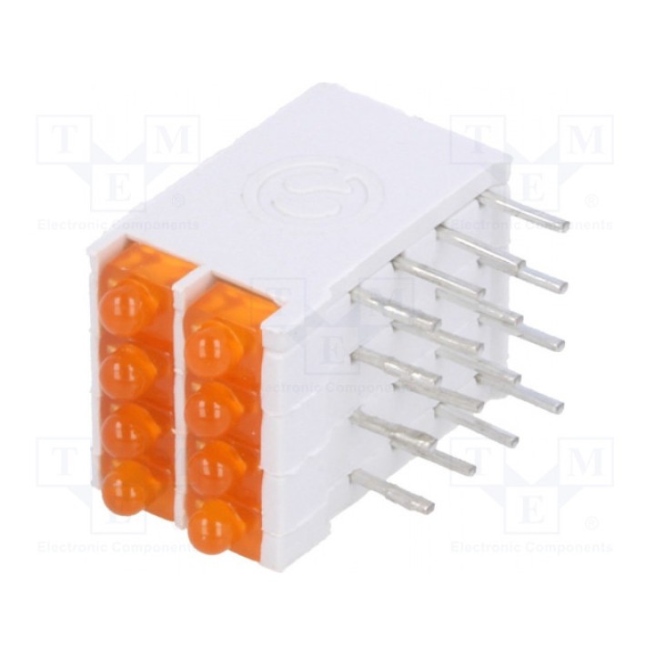 LED в корпусе оранжевый 18мм SIGNAL-CONSTRUCT DBI04333 (DBI04333)