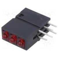 LED в корпусе красный 18мм SIGNAL-CONSTRUCT DBM3000