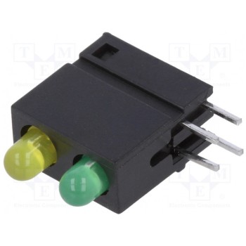 LED в корпусе желтый/зеленый SIGNAL-CONSTRUCT DVDD212